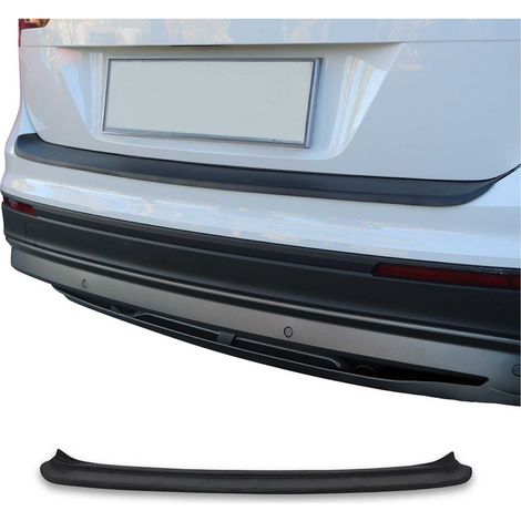 Protection seuil Coffre Pare-Chocs Compatible avec VW Tiguan II / Allspace 2016-2024 ABS