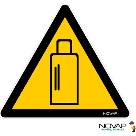 Panneau Danger présence de bouteilles de gaz - rigide Triangle 300mm - 4200330