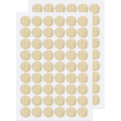 Schraubenloch-Aufkleber, PVC-Abdeckungen, selbstklebend, 21 mm, dekorative Aufkleber, Schraubenabdeckungen, Kappen-PC-241