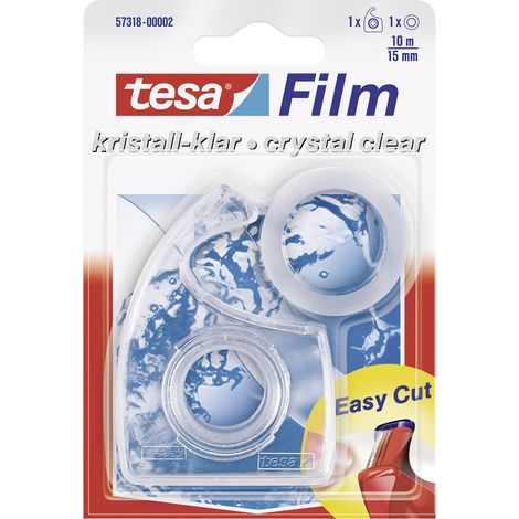 tesa 57318-00002-04 tesafilm kristall-klar Transparent (L x B) 10 m x 15 mm 1 St. (1/3)