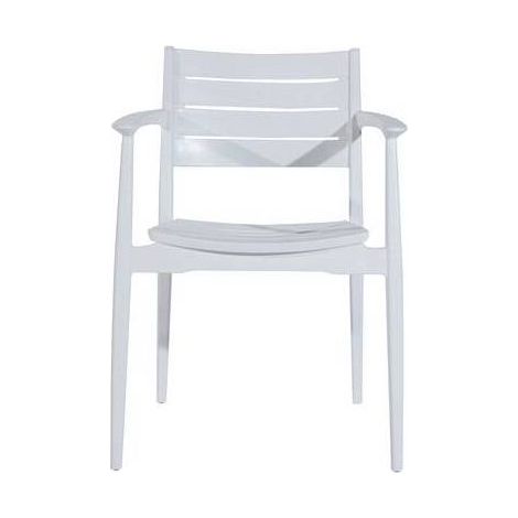 SEDIA C/BRACCIOLI REGNUM BIANCO