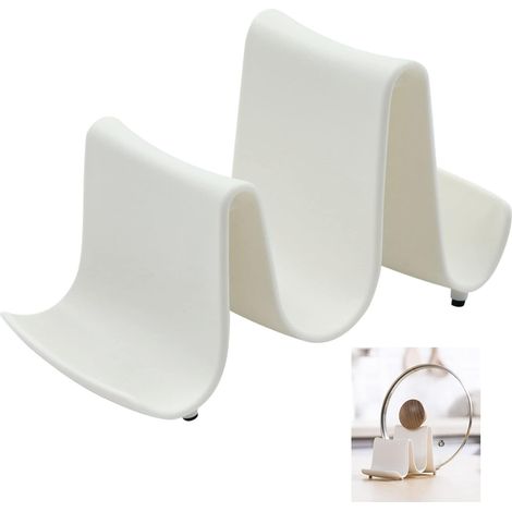 Support pour couvercles et ustensiles en plastique, égouttoir multifonction pour cuisine, rangement créatif et coloré