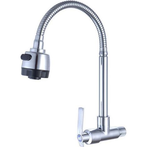 Robinet - 360 Degres Rotatif - Eau Froide - Mural - Diffuseur Huile Essentielle - 1 Unite (1/5)