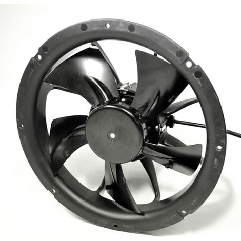 Ventilateur axial RS PRO 230 V c.a., 781.5m³/h, 250 x 250 x 76mm, 26W, Dia. 250mm ( Prix pour 1 )