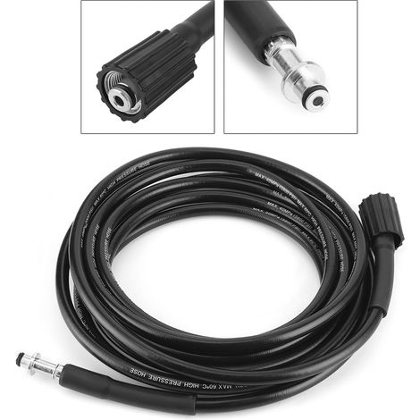 Tuyau haute pression 6m/19,69ft pour nettoyage Karcher K2 K3 K4 K5, flexible renforcé, compatible laveuse, tube d'eau résistant, accessoire de lavage. (1/3)