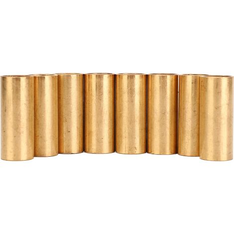 8Pcs Bagues Bronze pour Ressorts à Lames Remorque, Alésage 9/16in, Diamètre Extérieur 11/16in, pour Ressorts à Double Œil et Égaliseurs (1/5)