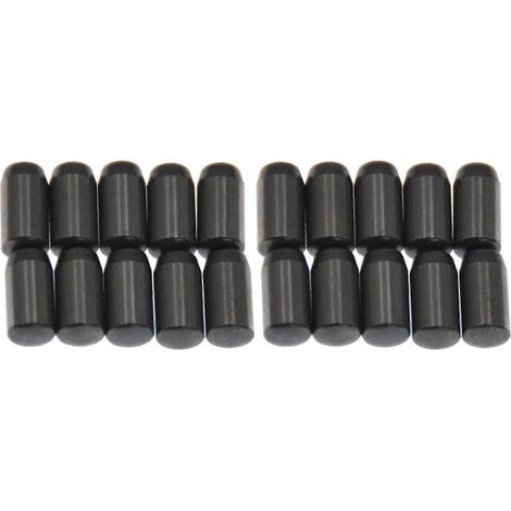 Lot de 20 goujons en acier au carbone, diamètre 4 mm (0,16 pouce), pour fixation par goupille cylindrique de 8 mm. (1/5)