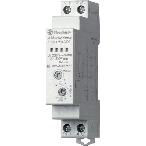 Dimmer für Hutschiene Hutschiene Finder 15.81.8.230.0500 1 Schließer 230 V/AC 500 W 1 St.