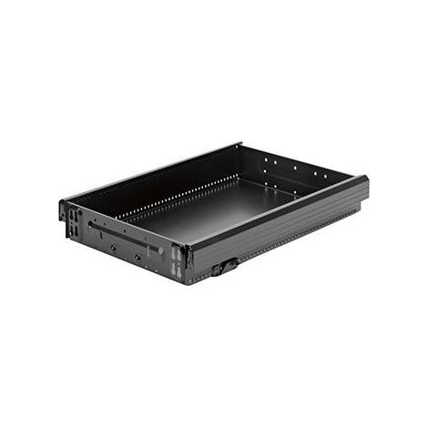 9061151mit OrgaLine cassetto in acciaio nero