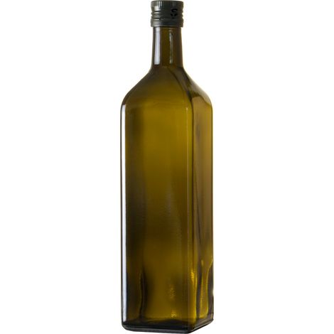 Bottiglia Marasca 1 Lt per olio in vetro con tappo STI (1/3)