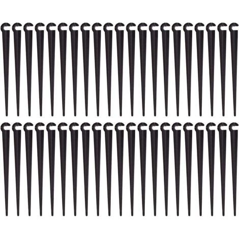 Piquets de support de tuyau d'irrigation Piquets de tuyau de support Outils de jardinage d'irrigation goutte à goutte en plastique,Convient pour tuyau d'irrigation en PVC de 47 mm , paquet de 1 (1/5)