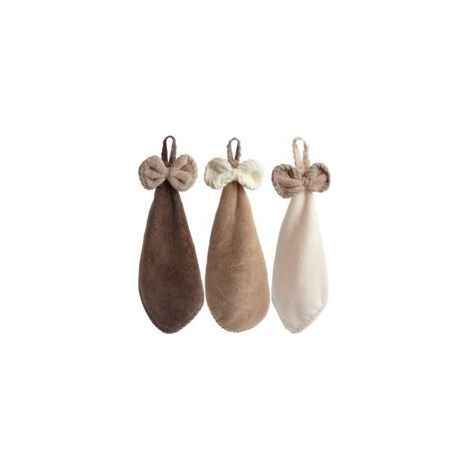 Mikrofaser-Handtuchset – 3-teilig, Fleece-Mikrofaserhandtuch für Küche und Bad – schnelltrocknend, dunkle Farbe (1/5)
