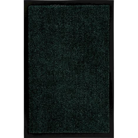 Tapis d entrée vert antidérapant en polyamide robuste - 120 x 80 cm (1/4)