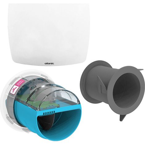 Kit E-twist&go Pour Hygrogenius 1 Piquage 80 Sdb Wc + 1 Bouche Line - Atlantic (1/2)