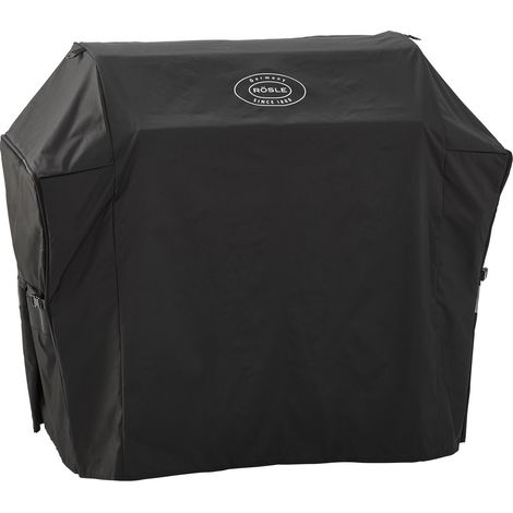 RÖSLE Copertura per stazione BBQ VIDERO G6/G6-S, custodia protettiva in 100% poliestere con rivestimento in PU, pratica cerniera, copertura resistente alle intemperie (1/4)