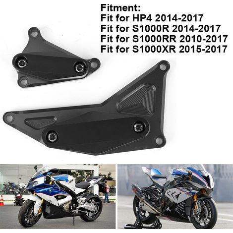 Motorrad-Motorschutz, Crash-Schutzblock, Crash-Schutz für S1000RR HP4 2010-2016 schwarz (1/5)