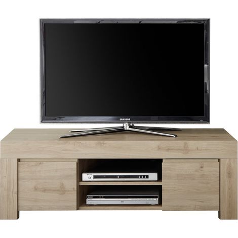Porta Tv 2 ante linea Clear in Rovere Cadiz (1/5)