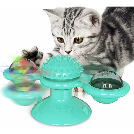 Moulin à vent pour chat, jouet moulin à vent pour chat, jouet interactif pour chats Sugkopp Tu (1/5)