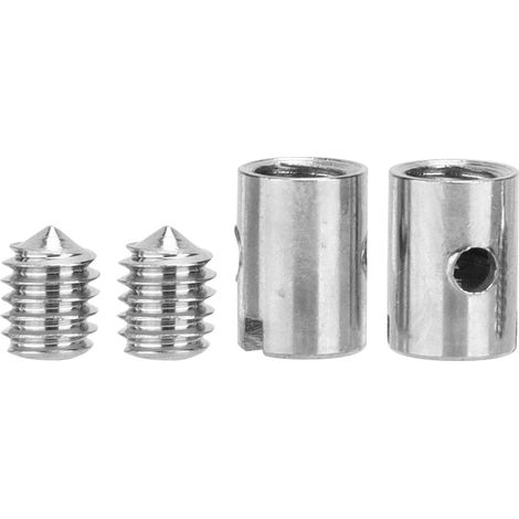 Raccord sans soudure, diamètre extérieur de 0,2 pouce, avec vis M4, pour le raccord de la manette d'accélérateur et du starter d'une moto ou d'un scooter (1/5)