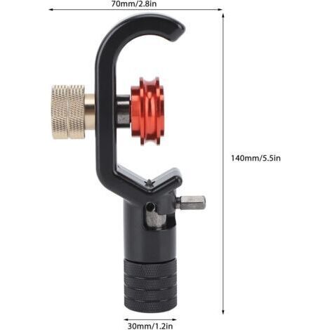 Pince à dénuder pour fils de 4 à 10 mm, à profondeur réglable, pince à dénuder pour fibres optiques, pince à dénuder pour câbles coaxiaux, coupe-câbles circulaire et longitudinal (1/4)