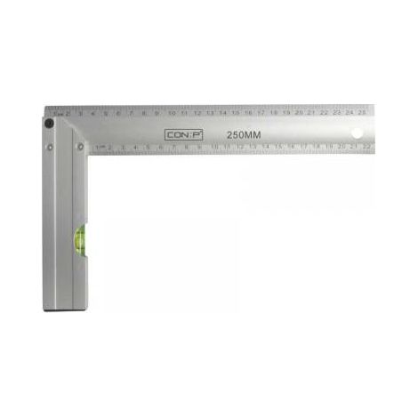 Squadra per falegname 250 mm. con livella (1/4)