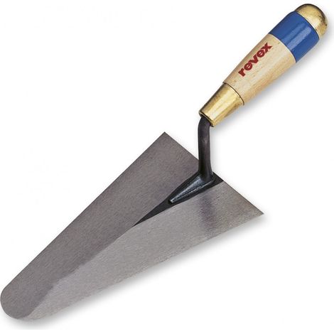 Cazzuola tonda in acciaio trattato REVEX, 24 cm REVEX
