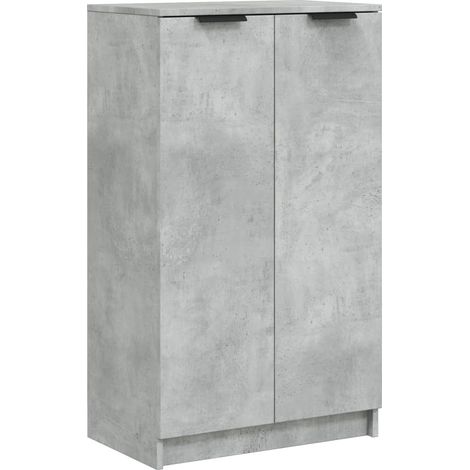 Zapatero mueble para entrada pasillo y salón 59 x 35 x 100 cm madera de ingeniería gris 020021823 (1/5)