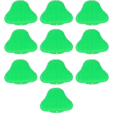 Lot de 10 filtres d'urinoir,tapis d'urinoir résistant aux éclaboussures avec parfum,écran d'urinoir anti blocage pour salle de bain,restaurant,hôtel,toilettes,désodorisant (1/5)