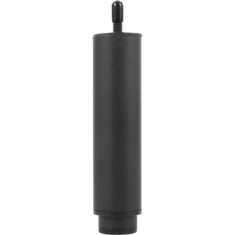 Pied de Lit Réglable 15-27 cm, Support Central pour Sommier à Lattes et Cadre de Lit en Acier Renforcé, Pied de Meuble Téléscopique de Remplacement pour Canapé, Armoire et Buffet, Noir (1/5)