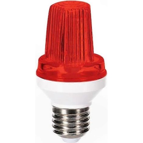 Mini-lampe stroboscopique LED à culot E27, solution d'éclairage rouge écoénergétique de 3 W