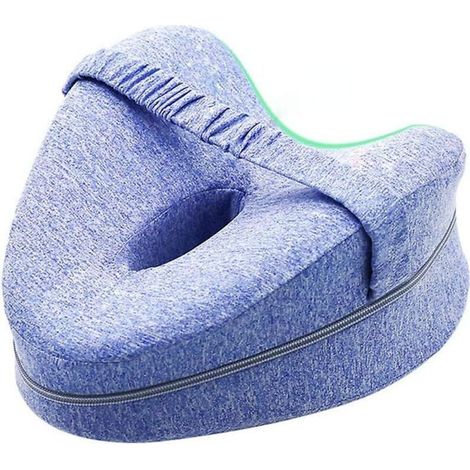 Orthopädisches Kissen zur Linderung von Ischiasbeschwerden (blau) (1/4)