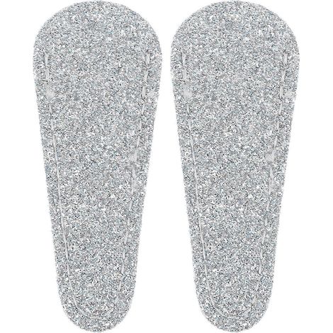 Lot de 2 housses de protection en cuir pour ciseaux de coiffure-6.40X2.50X0.30CM-Silver