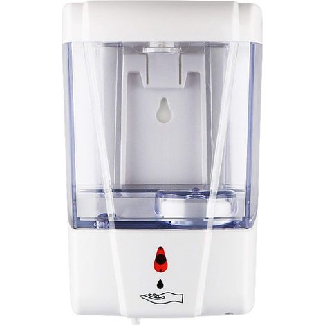 Automatischer, berührungsloser Seifenspender mit Infrarot-Bewegungssensor, wasserdichtem Sockel und freihändiger Wandmontage im Badezimmer – AquaForge (1/5)
