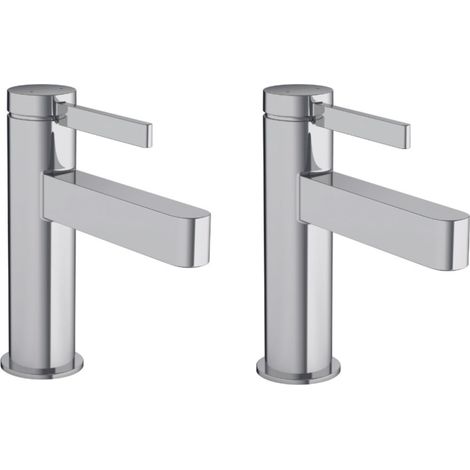 HANSGROHE Mezclador de lavabo 110, desagüe Finoris cromado Push-Open (1/4)