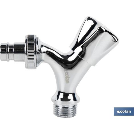 Confezione da 2 rubinetti uscita acqua per lavatrice/lavastoviglie modello Michigan (1/5)