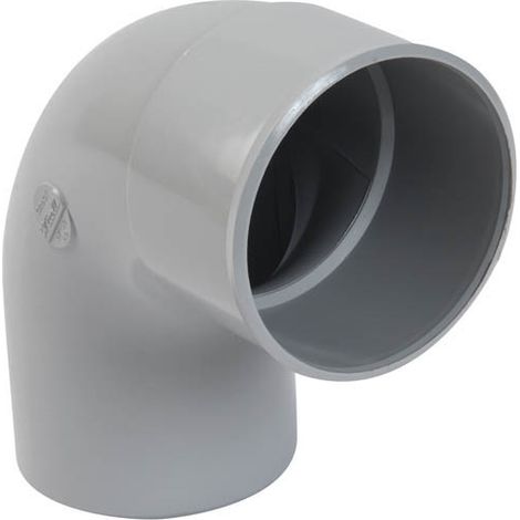 NICOLL Coude mf 87°30 Ø80 gris