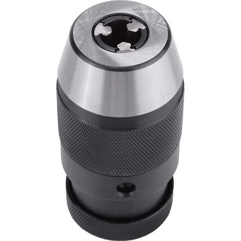 Mandrin de perceuse robuste 1 pc 0-13mm 1/2 mandrin auto-serrant en acier sans clé B16 pour tour perceuse électrique mandrin de presse (1/5)