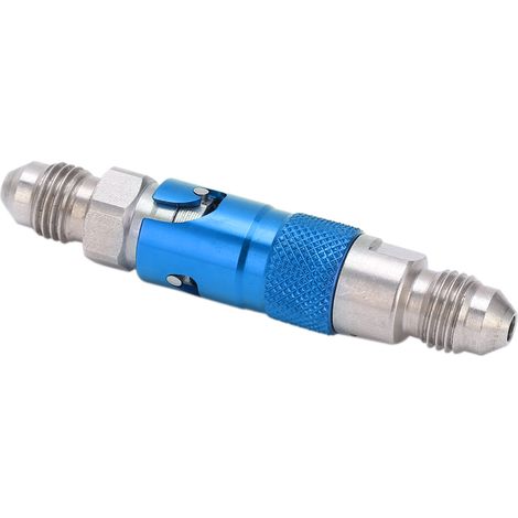 Motorrad-Bremsleitungs-Schnellkupplungsadapter Edelstahl Universal Blau