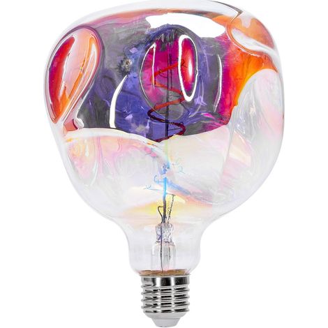 Lampadina Led Alien Rainbow a Filamento E27 G125 4W decorativa Bianco caldo 1800K Aigostar (1/5)