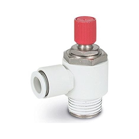 Raccord silencieux et réducteur d'échappement SMC AS2, R 1/8, 8mm ( Prix pour 1 )