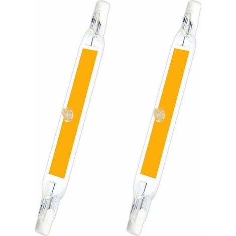 Ampoule LED R7s Ampoule R7s 78mm Led 5w Blanc Froid 6000k, 500lm, Equivalent À Crayon Halogène J78 R7s 40w 50w, R7s Cob Led 78mm Slim Pour Éclairage Intérieur, Non-Dimmable, Lot De 2 (1/5)