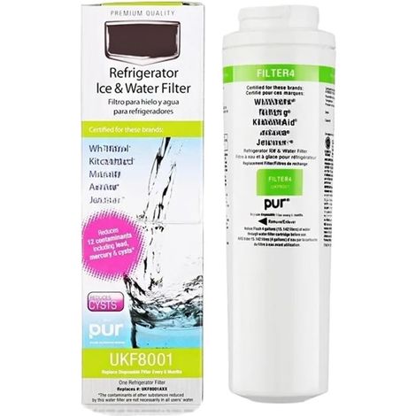 Ersatz-Wasserfilterkartusche für Kühlschrank UKF8001, 1 Stück, kompatibel mit Maytag-Wasserfilterkartuschen UKF8001AXX/46-9992/9005/Filter 4 (1/5)