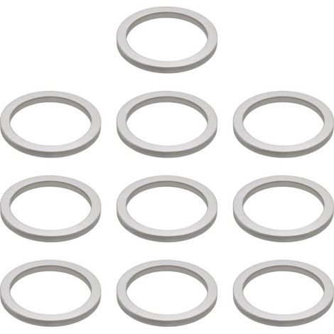 10 anillos reductores de acero inoxidable 304 de 25,4 x 20 x 2 mm, compatibles con cabezales de desbrozadoras Stihl. (1/5)