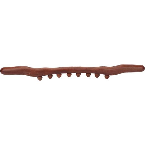 Gua Sha Holzstab-Werkzeug mit 8 Perlen zur Lymphdrainage, zur Linderung von Müdigkeit und zur manuellen Punktbehandlung (Schabemassage) RodYMMR (1/5)