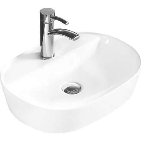 Mexen Iris lavabo sobre encimera 50 x 38 cm, blanco - 21995000 (1/2)