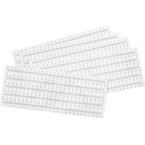 GLEAVI Lot de 50 règles adhésives métriques, ruban mesure (1/5)