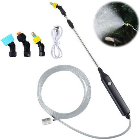Spruzzatore, Giardino, Macchina Irroratrice Per la Copertura, Lancia Telescopica con 3 Ugelli e 5M di Tubo,USB Ricaricabile,Portatile Spruzzatore per il Giardino pompa Spruzzatore (1/5)
