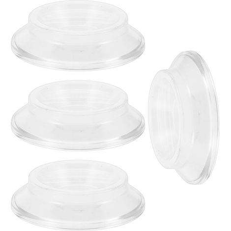 Lot de 4 protections sol en bois pour pianos droits, tapis (1/5)