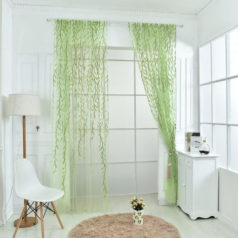 Rideau Voile - Impression Florale Numérique - Poche Pour Tringle ≤ 4 cm - 1 Pièce - L 200 cm ou 270 cm (1/5)