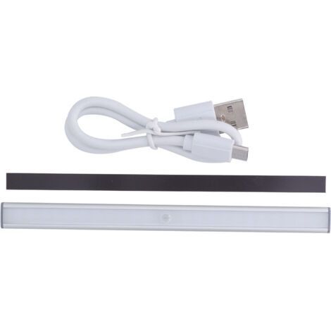 Motion Sensor LED Light Magnetic Human Body Induction Light Strip Built-in Battery USB Charging (1/5)
